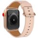 Ремешок Deexe Elegant Leather Strap для Apple Watch 46 / 45 / 44 / SE 44 / 42 (Series 1-3) / Ultra / Ultra 2 - Pink (251346P). Фото 1 из 7