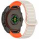 Ремешок Deexe Flexible Fit для часов Garmin c креплением Quick Fit 22mm - Starlight / Orange (271416SO). Фото 1 из 8