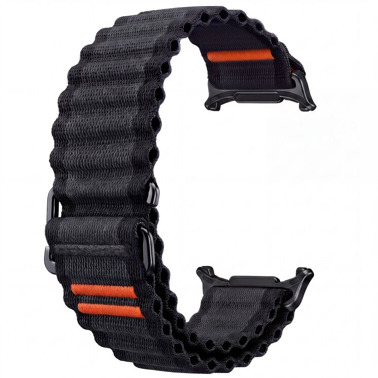 Ремешок Deexe Flow Snap для Samsung Galaxy Watch Ultra 2 / Ultra / Ultra (2025) - Dark Grey (427015DH) Ремешок Deexe Flow Snap для Samsung Galaxy Watch Ultra 2 / Ultra / Ultra (2025) - Dark Grey: фото 1 из 4