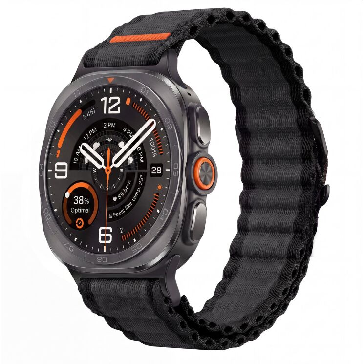 Ремешок Deexe Flow Snap для Samsung Galaxy Watch Ultra 2 / Ultra / Ultra (2025) - Dark Grey (427015DH) Ремешок Deexe Flow Snap для Samsung Galaxy Watch Ultra 2 / Ultra / Ultra (2025) - Dark Grey: фото 4 из 4
