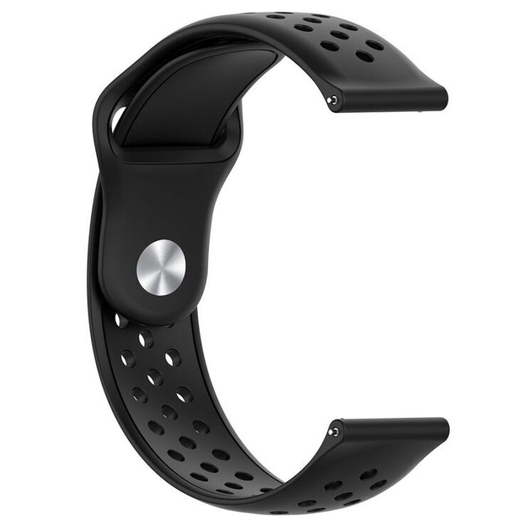 Ремешок Deexe Holes Strap для Samsung Galaxy Gear S3 - Black: фото 3 из 4