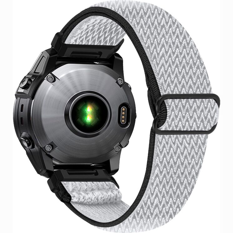 Ремешок Deexe Knitted Strap для Garmin Fenix 8 (47mm) / Fenix E (47mm) / Quatix 8 (47mm) - Black / White (367407BW) Ремешок Deexe Knitted Strap для Garmin Fenix 8 (47mm) / Fenix E (47mm) / Quatix 8 (47mm) - Black / White: фото 1 из 5
