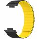 Ремешок Deexe Magnetic Band для Huawei Watch Fit 3 - Black / Yellow (357110BY). Фото 3 из 3
