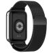 Ремешок Deexe Milanese Stainless Steel для Xiaomi Redmi Watch 4 / Mi Smart Band 8 Pro / Band 9 Pro - Black (337407B). Фото 1 из 12
