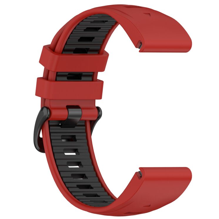 Ремінець Deexe Modern Strap для годинників Garmin з шириною кріплення QuickFit 20mm - Red: фото 2 з 7