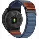 Ремінець Deexe Nylon Leather для Garmin з кріпленням Quick Fit 26mm - Baby Blue (369112TT). Фото 1 з 6