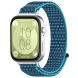 Ремінець Deexe Nylon Loop для Huawei Watch Fit 3 - Sea Blue (357104L). Фото 3 з 7