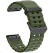 Ремешок Deexe Ocean Strap для часов Garmin c креплением QuickFit 22mm - Blackish Green (271415BG). Фото 1 из 6