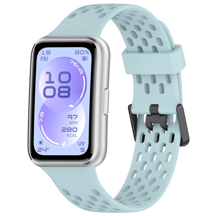 Ремешок Deexe Ocean Strap для Huawei Band 11 Pro / Band 11 - Baby Blue (410604TT) Ремешок Deexe Ocean Strap для Huawei Band 11 Pro / Band 11 - Baby Blue: фото 4 из 9