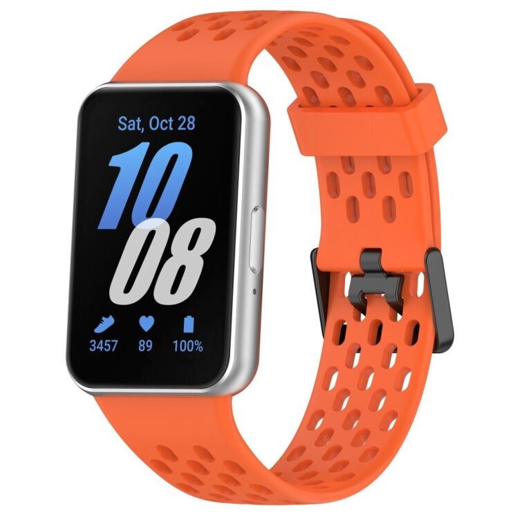 Ремінець Deexe Ocean Strap для Samsung Galaxy Fit 3 - Orange: фото 4 з 7