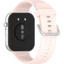 Ремінець Deexe Silicone Band для Huawei Watch Fit 3 / Fit 4 / Fit 4 Pro - Pink: фото 1 з 10