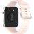 Ремінець Deexe Silicone Band для Huawei Watch Fit 3 / Fit 4 / Fit 4 Pro - Pink: фото 1 з 10