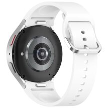 Ремінець Deexe Silicone Band для Samsung Galaxy Watch 4 / 4 Classic / 5 / 5 Pro / 6 / 6 Classic / 7 / FE - White: фото 1 з 8
