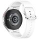 Ремінець Deexe Silicone Band для Samsung Galaxy Watch 4 / 4 Classic / 5 / 5 Pro / 6 / 6 Classic / 7 / FE - White (358119W). Фото 1 з 8