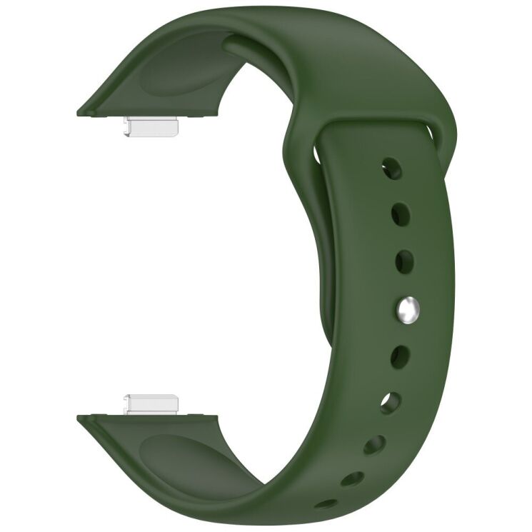 Ремінець Deexe Soft Touch для Huawei Watch Fit 3 - Army Green: фото 2 з 7