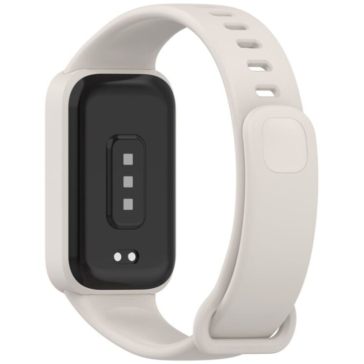 Ремешок Deexe Soft Touch для Xiaomi Mi Smart Band 9 Active / Redmi Band 3 - Starlight: фото 1 из 12