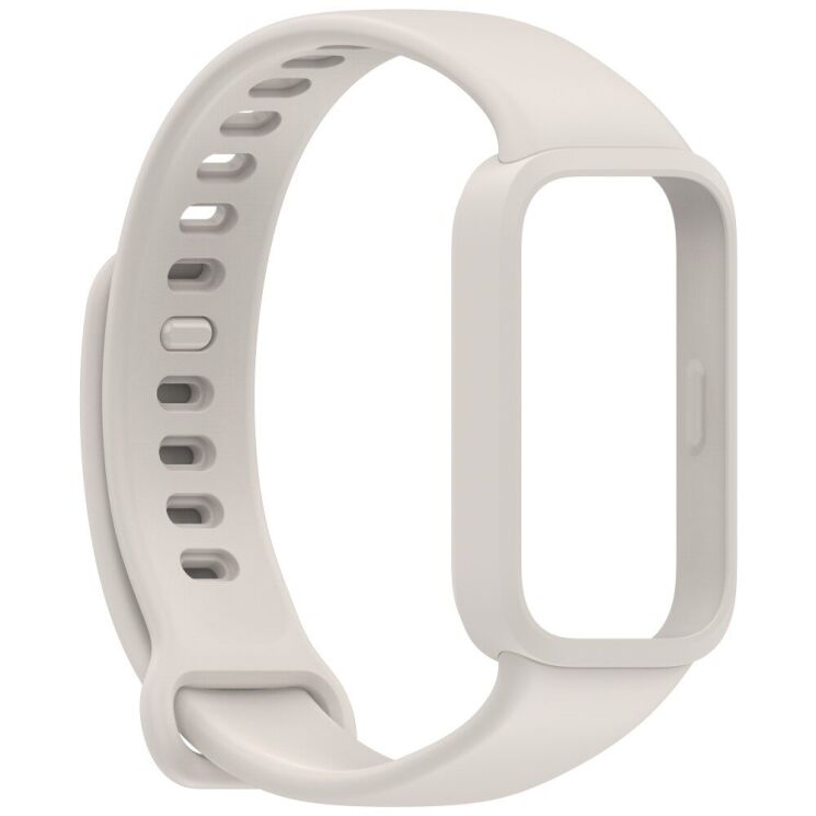 Ремешок Deexe Soft Touch для Xiaomi Mi Smart Band 9 Active / Redmi Band 3 - Starlight: фото 4 из 12