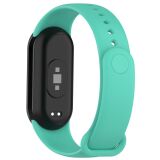 Ремінець Deexe Soft Touch для Xiaomi Mi Smart Band 8 / 9 / 10 - Cyan (326001C)