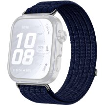 Ремешок Deexe Soft Weave для Huawei Watch Fit 4 Pro / Fit 4 / Fit 3 - Navy Blue: фото 1 из 5