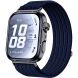 Ремешок Deexe Soft Weave для Huawei Watch Fit 4 Pro / Fit 4 / Fit 3 - Navy Blue (382908NB). Фото 2 из 5