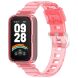 Ремешок Deexe Solid Color для Xiaomi Mi Smart Band 9 Active / Redmi Band 3 - Red (372403R). Фото 2 из 11