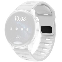 Ремінець Deexe Sport Band для годинників з шириною кріплення 20 мм - White: фото 1 з 3
