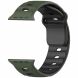 Ремінець Deexe Sport Design для Apple Watch 46 / 45 / 44 / SE 44 / 42 (Series 1-3) / Ultra / Ultra 2 / Ultra 3 - Army Green / Black (371807GB). Фото 3 з 9