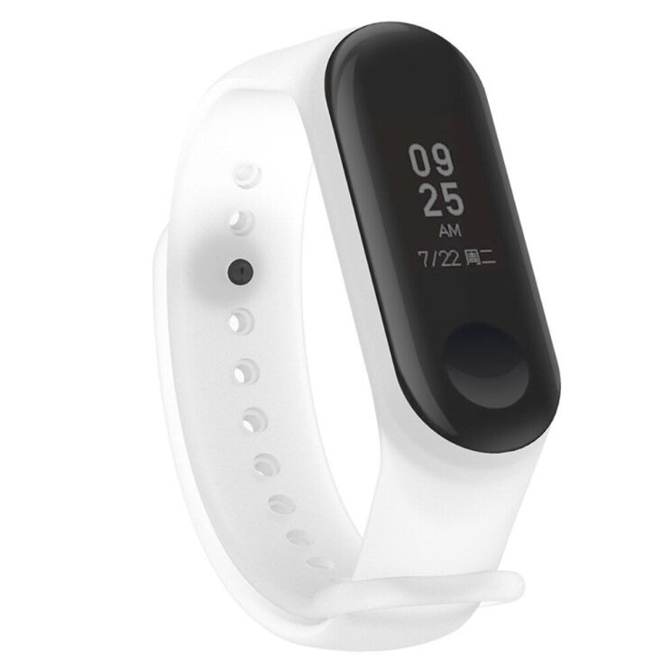 Ремешок Deexe Translucent Strap для Xiaomi Mi Band 5 / 6 - Transparent White: фото 3 из 4