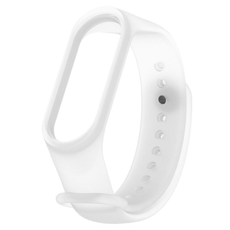Ремешок Deexe Translucent Strap для Xiaomi Mi Band 5 / 6 - Transparent White: фото 2 из 4