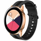 Ремінець Deexe Twill Color Strap для годинників з шириною кріплення 22мм - Black / Grey: фото 1 з 4