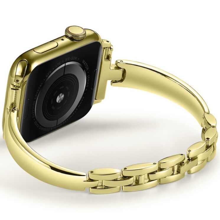 Ремешок KALEBOL Glam Strap для Apple Watch 42 (Series 10) / 41 / 40 / SE 40 / 38 - Gold: фото 1 из 6