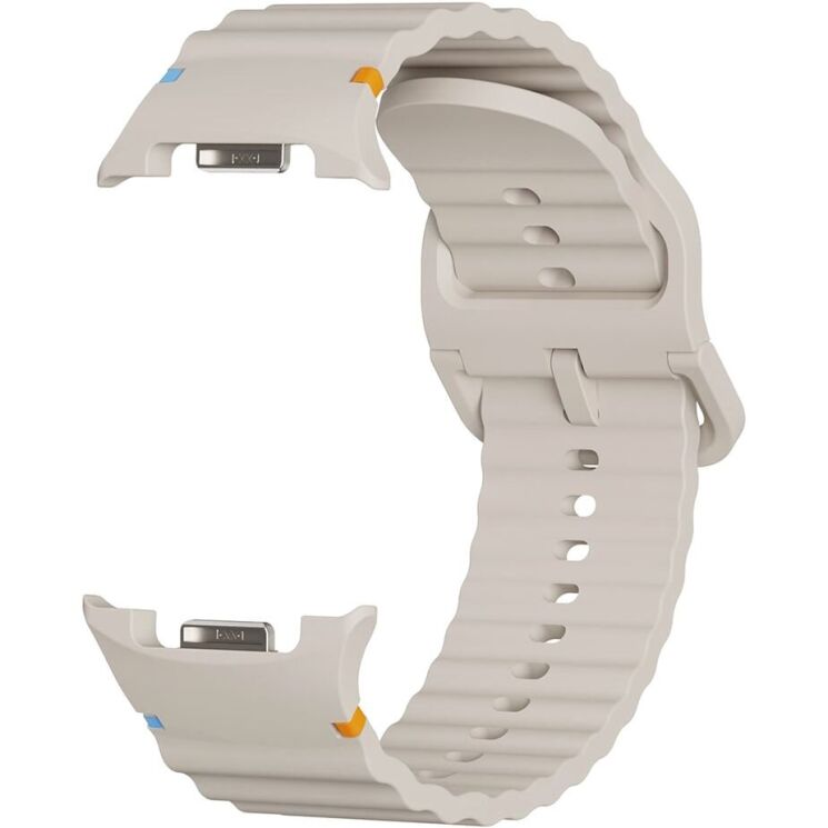 Ремінець KALEBOL Silicone Strap для Samsung Galaxy Watch 8 (40/44mm) / 8 Classic - Starlight: фото 2 з 7