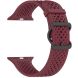 Ремінець Reframe Holes Fit для Apple Watch 49 / 46 / 45 / 44 / SE 44 / 42 (Series 1-3) / Ultra / Ultra 2 - Wine Red (371829WR). Фото 2 з 7