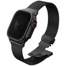 Ремінець UNIQ Dante Pro для Apple Watch 46 / 44 / SE 44 / 45 / Ultra / Ultra 2 (49mm) - Black: фото 1 з 3