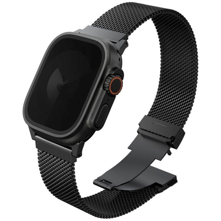 Ремінець UNIQ Dante Pro для Apple Watch 46 / 44 / SE 44 / 45 / Ultra / Ultra 2 (49mm) - Black: фото 1 з 3