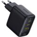 Сетевое зарядное устройство Baseus EnerFill FE22 70W (2Type-C + USB) E0123500 - Black (995696B). Фото 3 из 18