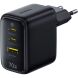 Сетевое зарядное устройство Baseus EnerFill FE22 70W (2Type-C + USB) E0123500 - Black (995696B). Фото 2 из 18