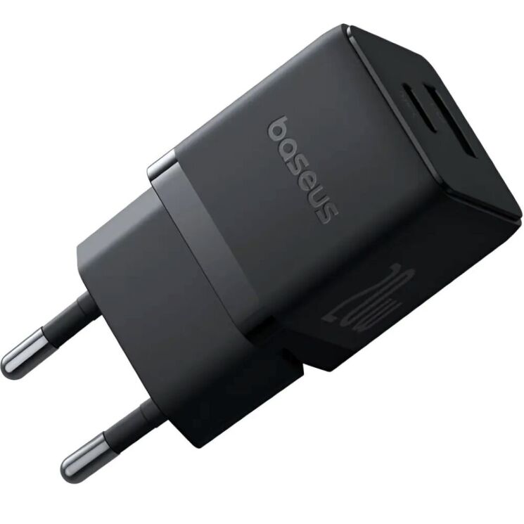 Сетевое зарядное устройство Baseus Palm C+U (20W) P10111608113-00 - Black: фото 5 из 17