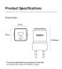 Сетевое зарядное устройство Baseus Palm C+U (20W) P10111608113-00 - Black (960187B). Фото 15 из 17