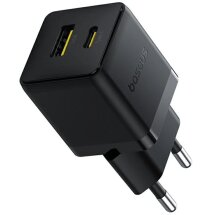 Сетевое зарядное устройство Baseus Palm C+U (20W) P10111608113-00 - Black: фото 1 из 17