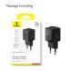 Сетевое зарядное устройство Baseus Palm C+U (20W) P10111608113-00 - Black (960187B). Фото 17 из 17