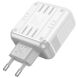 Сетевое зарядное устройство Hoco C139A PD65W (2C1A) - White (960132W). Фото 3 из 7