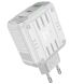Сетевое зарядное устройство Hoco C139A PD65W (2C1A) - White (960132W). Фото 2 из 7