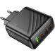 Мережевий зарядний пристрій Hoco CS27A 67W (3Type-C + USB) - Black (960179B). Фото 5 з 8