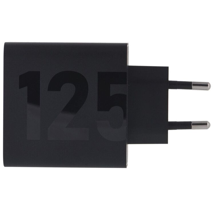Сетевое зарядное устройство Motorola TurboPower 125W GaN + кабель Type-C to Type-C (SJMC1252) - Black: фото 1 из 9