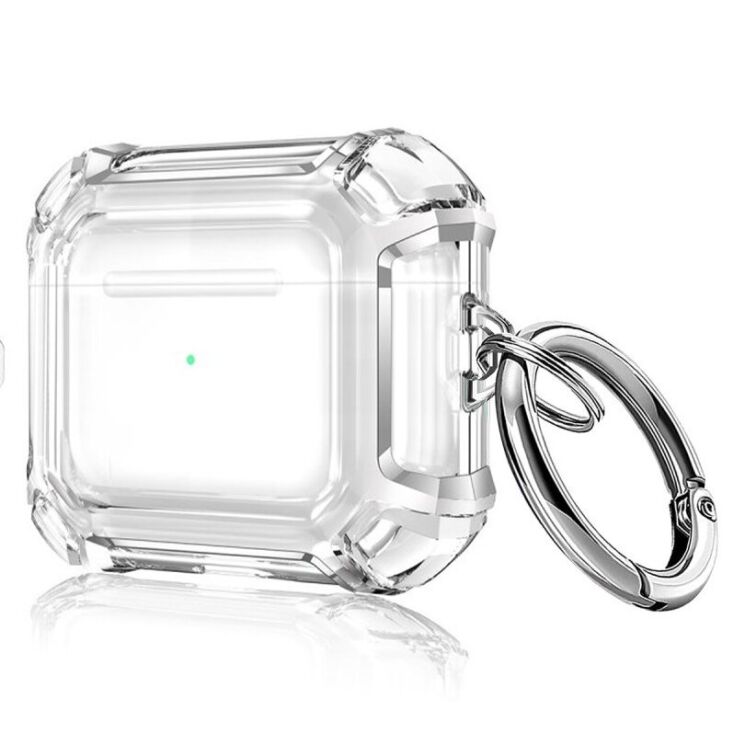 Силиконовый чехол Deexe Defender Cover для Apple AirPods 3 - Transparent: фото 1 из 6