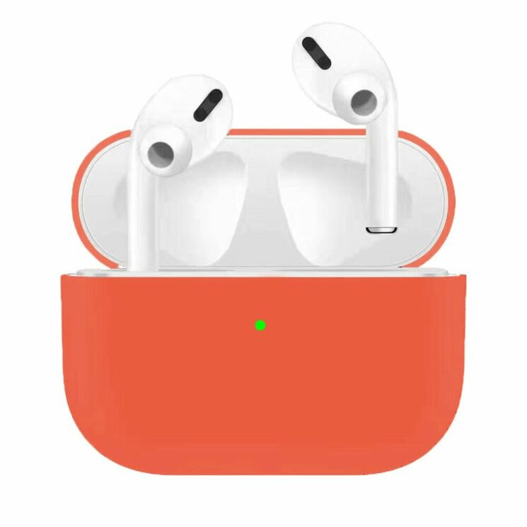 Силіконовий чохол Deexe UltraSlim Case для Apple AirPods Pro - Apricot: фото 1 з 1