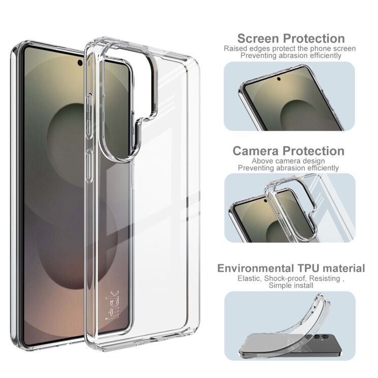 Силіконовий чохол IMAK UX-10 Series для Samsung Galaxy S26 Ultra - Transparent: фото 5 з 6