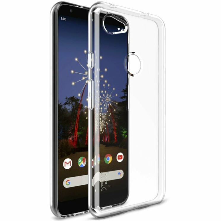 Силиконовый чехол IMAK UX-5 Series для Google Pixel 3a XL - Transparent: фото 2 из 15