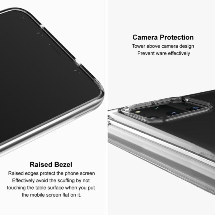 Силиконовый чехол IMAK UX-5 Series для Motorola Edge 50 Neo - Transparent: фото 7 из 9